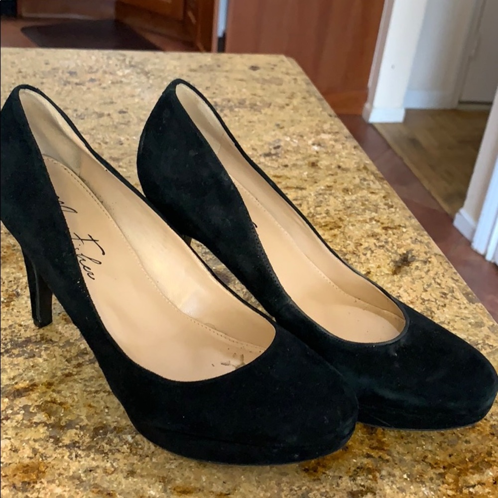 Marc Fisher High Heels Black Suede